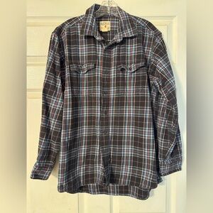 Red Head Plaid Flannel Shirt